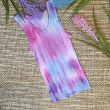 Tie Dyed Singlet Unicorn Purple/Blue/Pink size 000-6 years