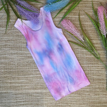 Tie Dyed Singlet Unicorn Purple/Blue/Pink size 000-6 years