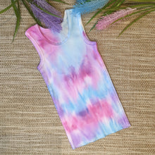 Tie Dyed Singlet Unicorn Purple/Blue/Pink size 000-6 years