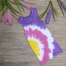 Tie Dye Singlet Purple/Pink/Yellow size 00-6 years