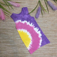 Tie Dye Singlet Purple/Pink/Yellow size 00-6 years