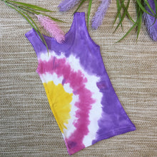 Tie Dye Singlet Purple/Pink/Yellow size 00-6 years
