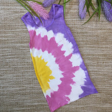 Tie Dye Singlet Purple/Pink/Yellow size 00-6 years