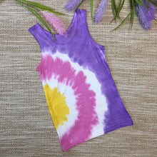 Tie Dye Singlet Purple/Pink/Yellow size 00-6 years