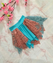 LULU FAIRY SKIRT Arctic blue/Coral