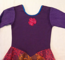 Layered Rainbow with Midnight Purple Princess Fairy Dress Long Sleeve