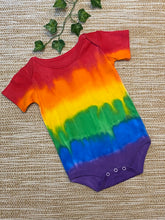 Rainbow Tie Dye Baby Bodysuit Onepiece