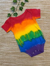 Rainbow Tie Dye Baby Bodysuit Onepiece